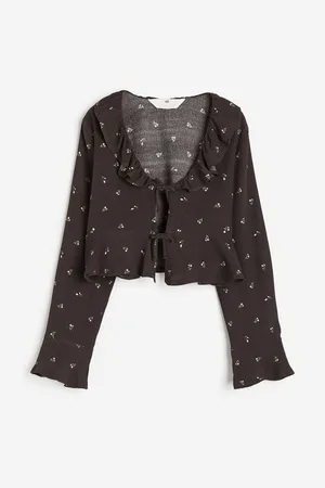 H&M Tie-front blouse