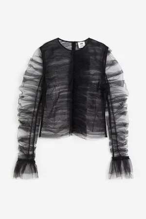 H&M Frilled tulle top
