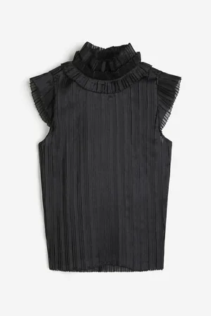 H&M Frilled pleated top