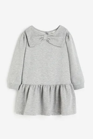 H&M Flounce-trimmed sweatshirt dress