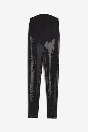 Buy Enamor Athleisure E040-Dry Fit Antimicrobial High Waisted Leggings-Celestial  Aop Combo - Black online