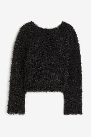 H&M Fluffy deep-back jumper