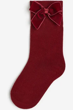 H&M Bow-detail knee socks