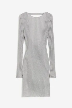 H&M Shimmering open-back dress