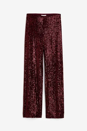 H&M Sequined trousers