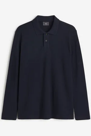 H and m long sleeve clearance polo