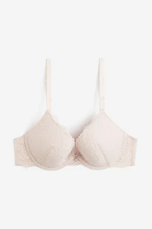 Buy Marks & Spencer Poly Mix Lace Sweetheart Neck Bra - Red Online