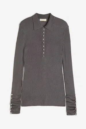 H&M Button-detail jumper