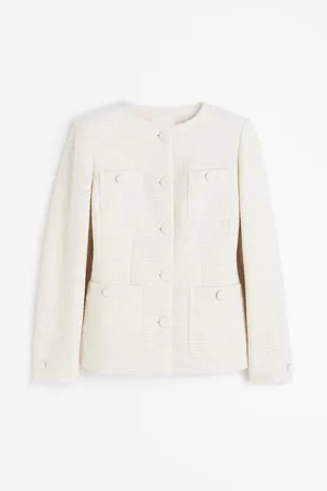 & Other Stories wool blend jacket in off white | ASOS