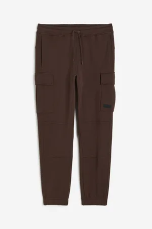 Skinny Fit Twill Pants - Beige/brown checked - Men | H&M US