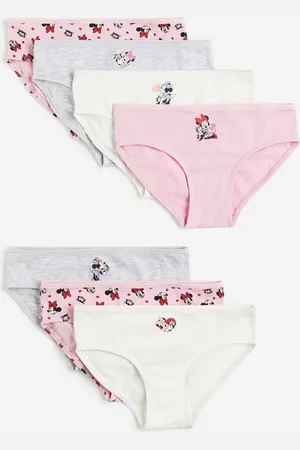 DISNEY MINNIE MOUSE Undies Cotton Underwear 7 Panty Girls Toddler