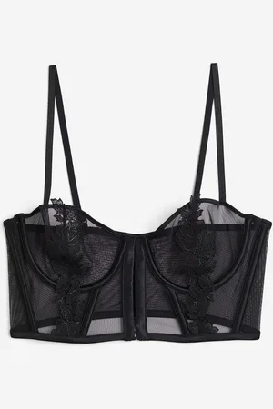 Non-padded Bustier - Black - Ladies