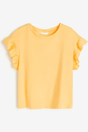 H&M Frill-trim cotton top