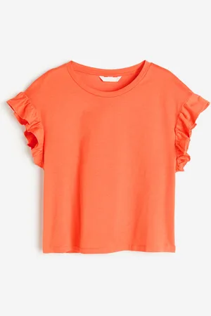 H&M Frill-trim cotton top