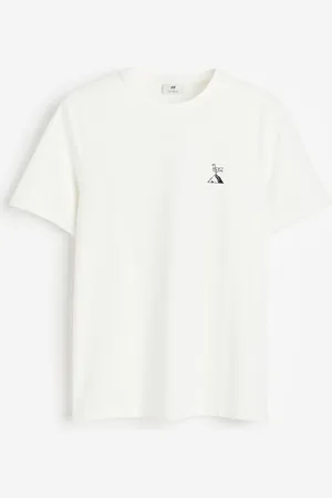 T-shirts in White : top brands, FASHIOLA INDIA