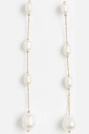H&M Gold-plated pearl earrings