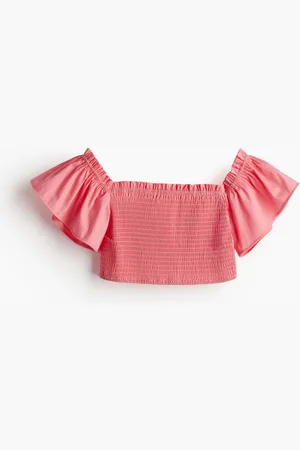 H&M Smocked cropped top