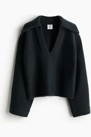 H&M Wool-blend collared jumper