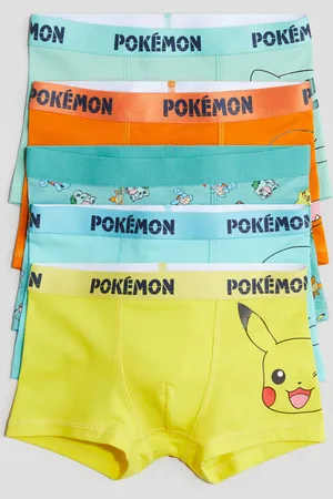 5-pack Print-motif Cotton Boxer Shorts - Pink/SpongeBob SquarePants - Kids