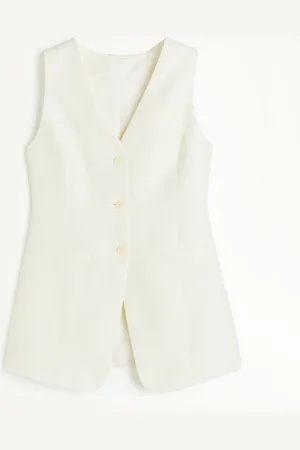 H&M Linen-blend suit waistcoat