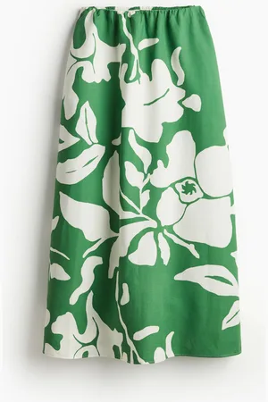 H&M Linen-blend maxi skirt