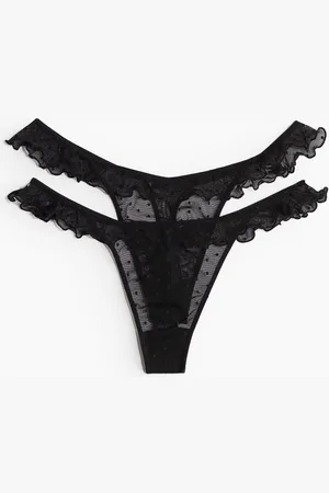 H&M 2-pack mesh thong briefs