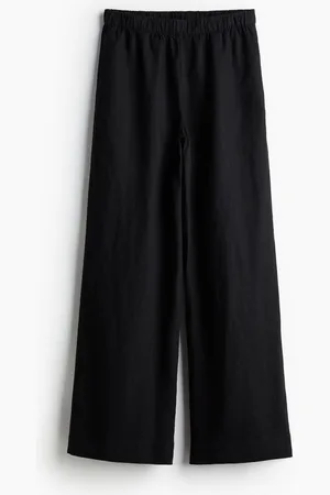 H&M Wide linen trousers