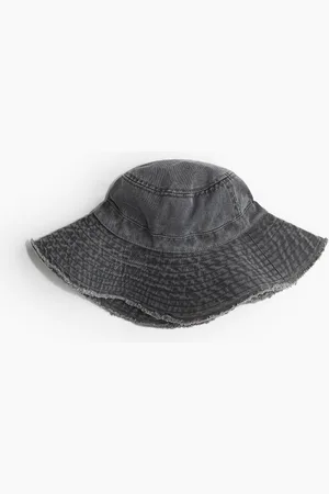 H&M Frayed-edge cotton bucket hat