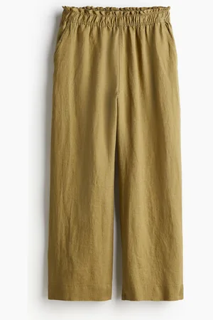 H&M Ankle-length linen trousers