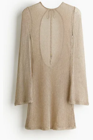 H&M Open-back knitted dress