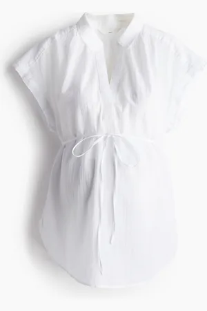 H&M MAMA Tie-belt blouse