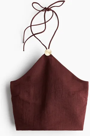 H&M Halterneck cropped top