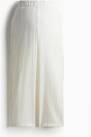 H&M MAMA Before & After muslin trousers