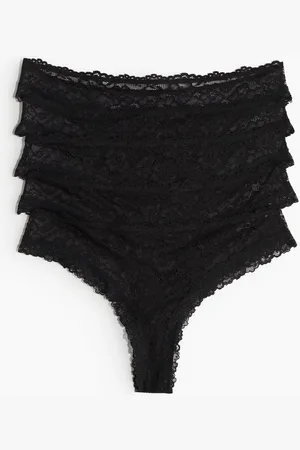 H&M 5-pack lace Brazilian briefs
