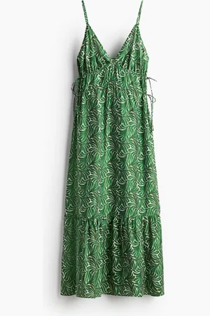 H&M Drawstring-detail maxi dress