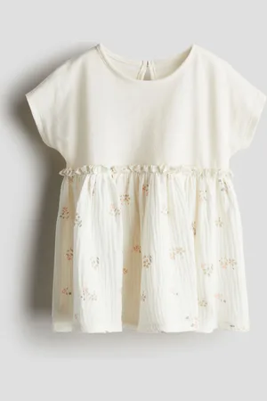 H&M Short-sleeved cotton dress