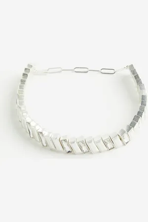 H&M Sparkling stone-embellished short necklace