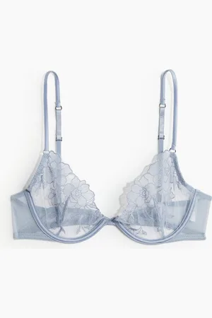H&M Non-padded underwired mesh bra