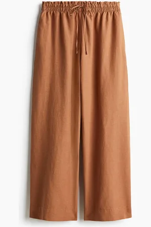 H&M Linen-blend trousers