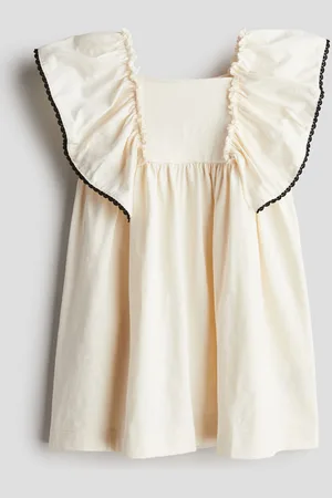 H&M Butterfly-sleeved jersey dress