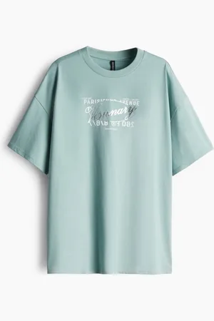 H&M Oversized motif-detail T-shirt