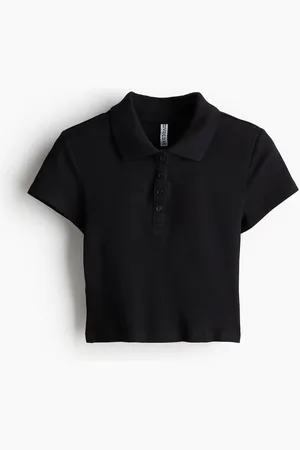 H&M Ribbed polo shirt