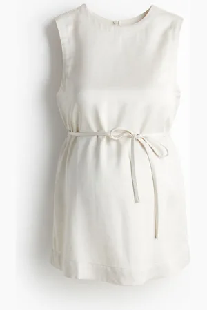 H&M MAMA Tie-belt blouse