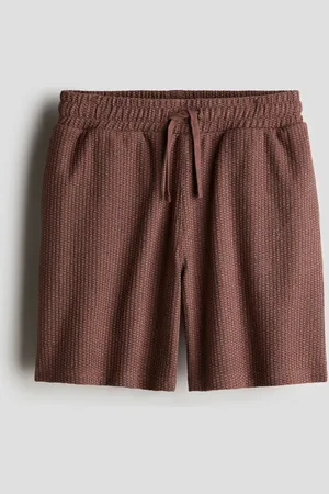 H&M Textured-knit shorts