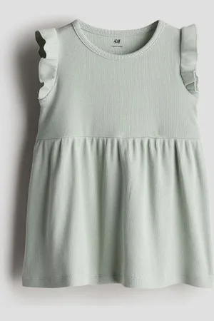 H&M Ribbed cotton dress