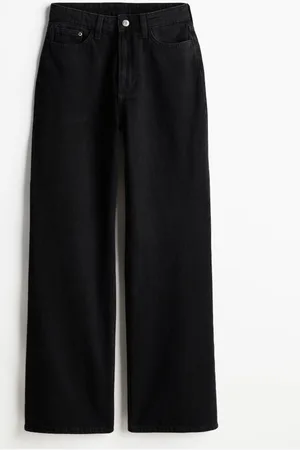 H&M Curvy Fit Wide Ultra High Jeans