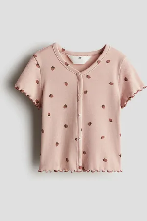 H&M Ribbed cotton t-shirt