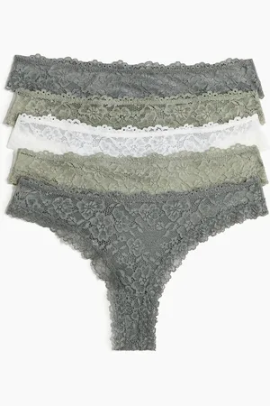 H&M 5-pack lace Brazilian briefs