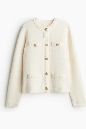 H&M Textured-knit cardigan