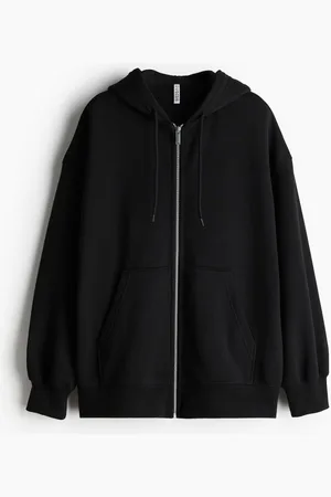 H&M Oversized zip-through hoodie